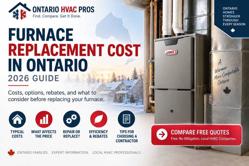 Furnace replacement cost in Ontario 2026 guide from Ontario HVAC Pros