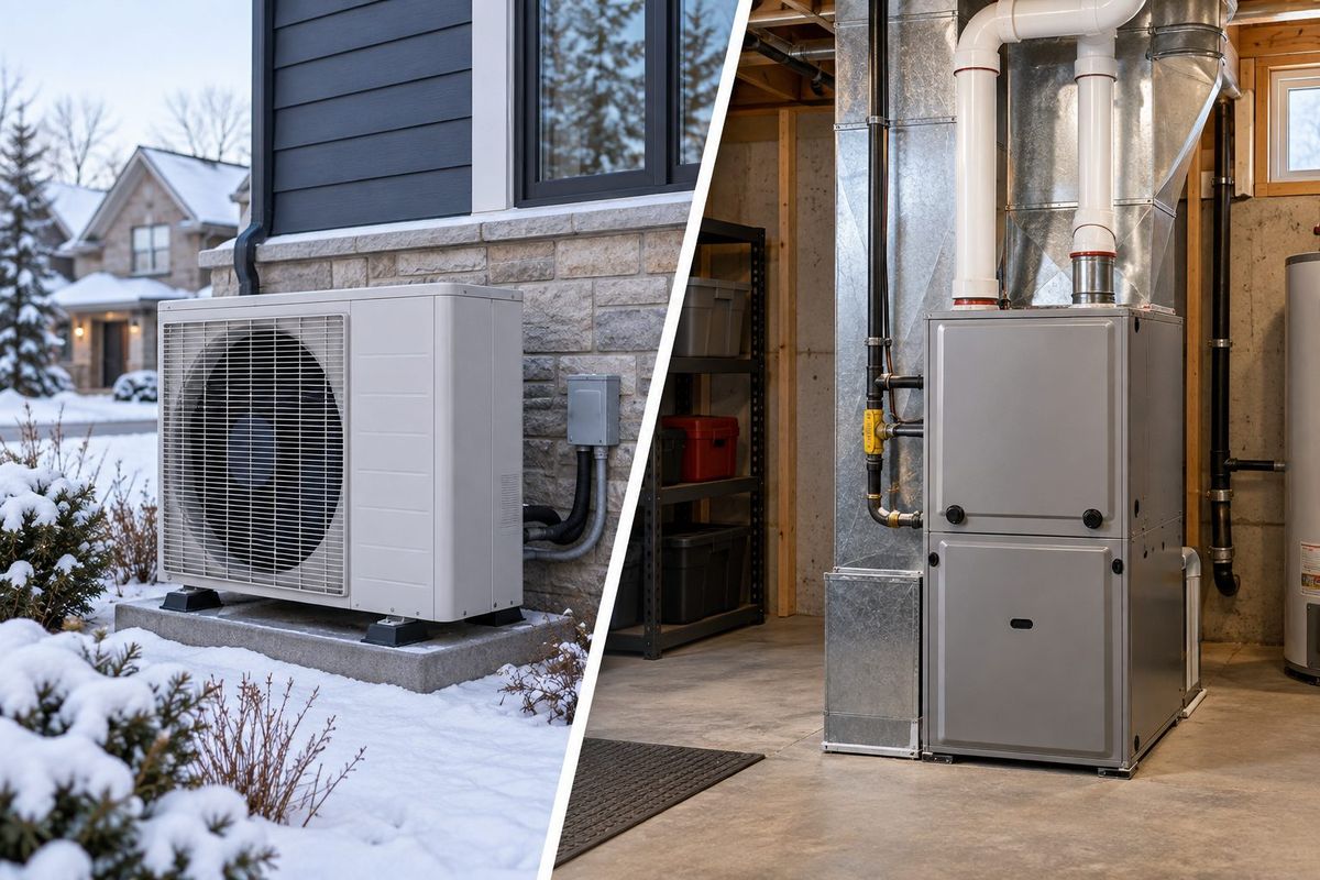 Heat pump versus furnace comparison for Ontario homeowners